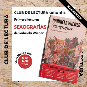 Club de lectura: SEXOGRAFÍAS de Gabriela Wiener | MAD [14/11]